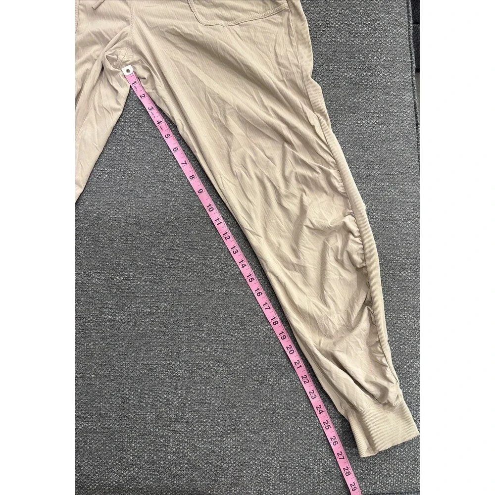 Lululemon Beyond The Studio Jogger Pants Womens Size 10 W5CZHS Beige Brown - Picture 5 of 10